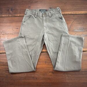 Wolverine Pants Mens 30/30 Canvas Workwear Skater Y2K Olive‎ Hiking 90s Grunge